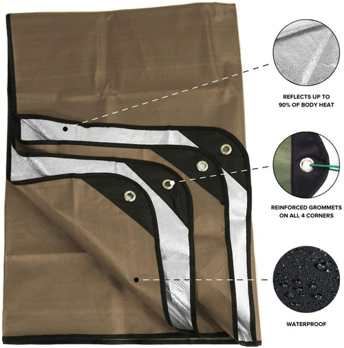 Arcturus Insulated Survival Blanket, 60 x 82 in