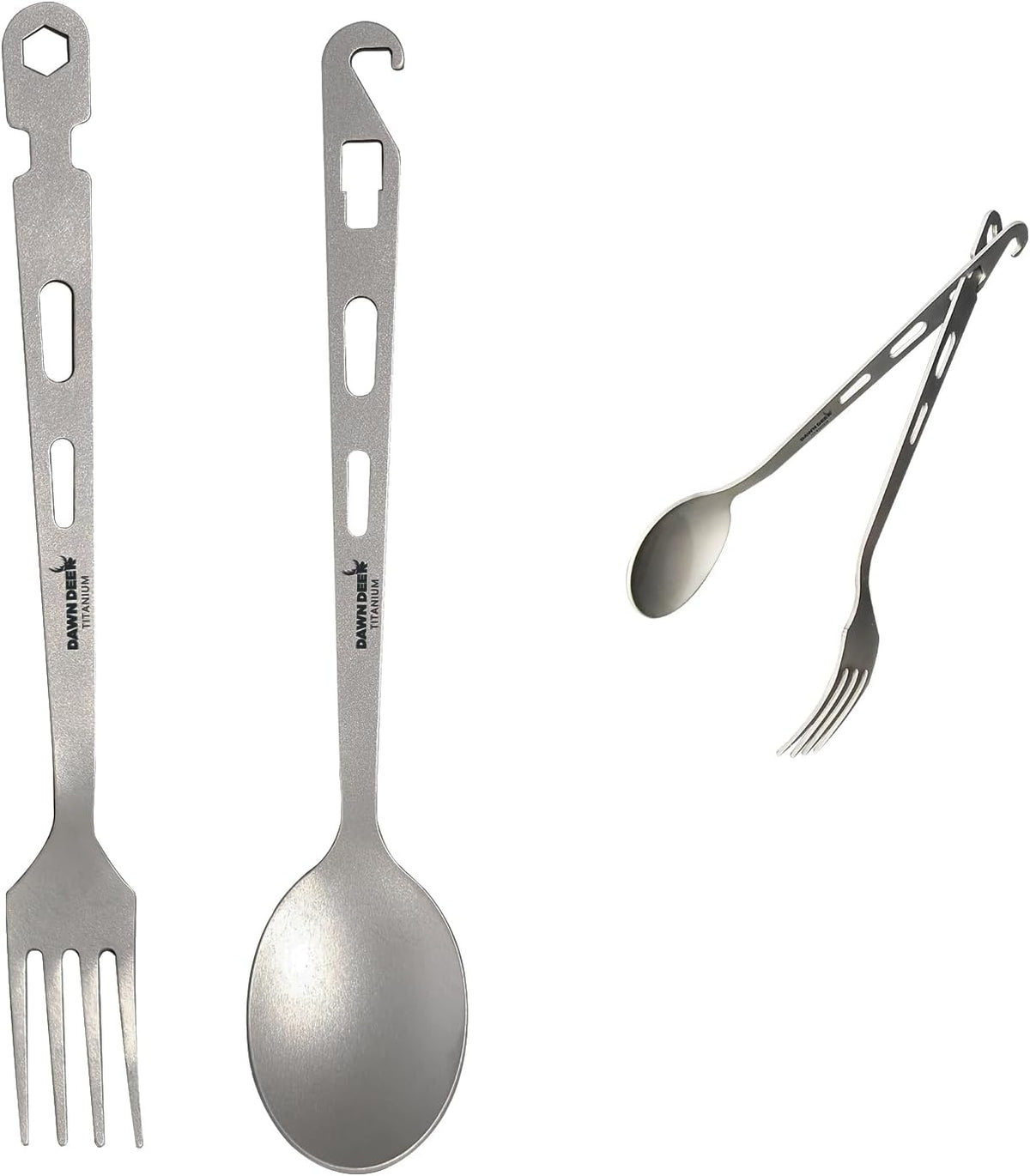 Dawn Deer Titanium Camping Flatware