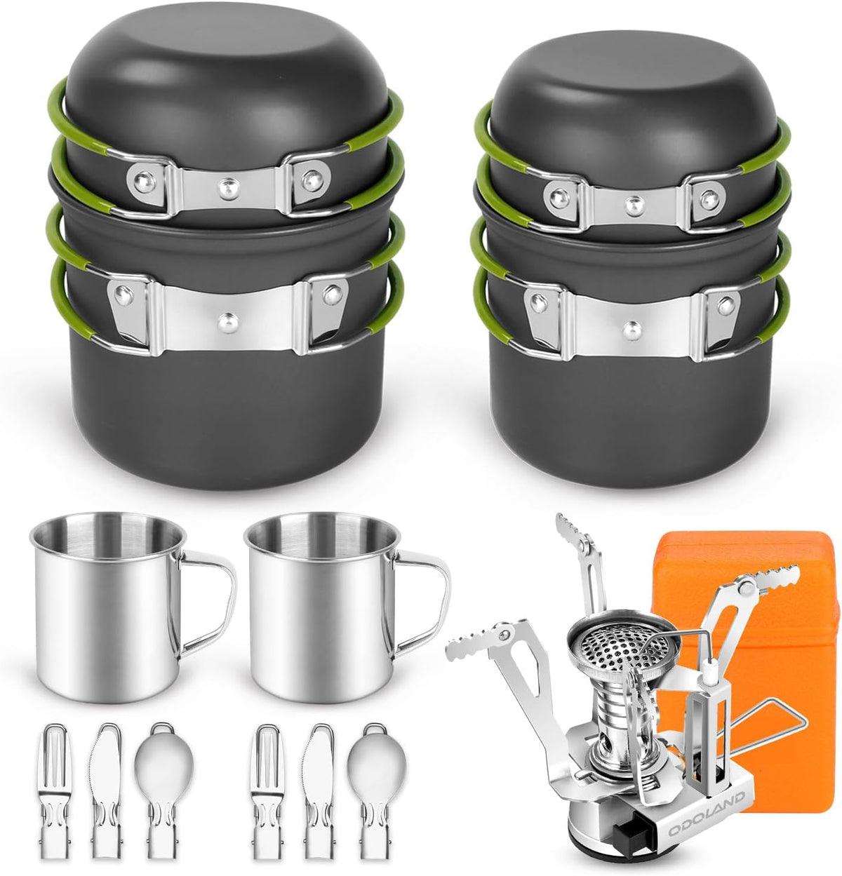 Odoland Camping Cookware Kit
