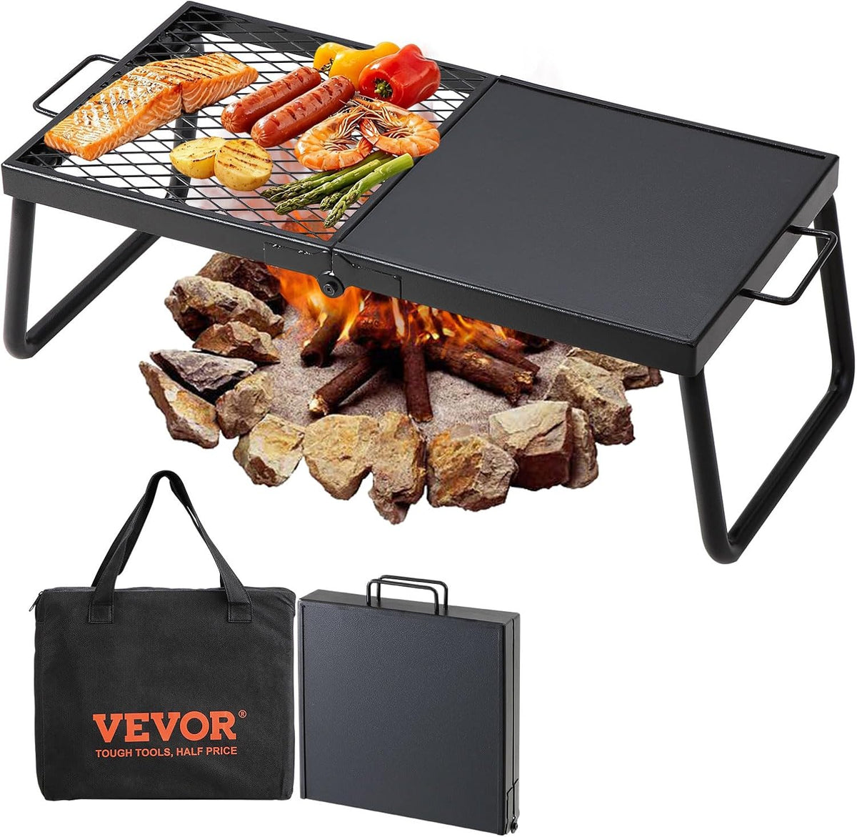 VEVOR Folding Campfire Grill